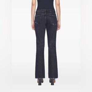 NWT FRAME Low-rise Bootcut Black Jeans Women’s size 34